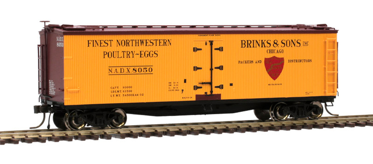 Atlas 20 005 839 HO 40' Wood Reefer- Brink's and Sons #8052