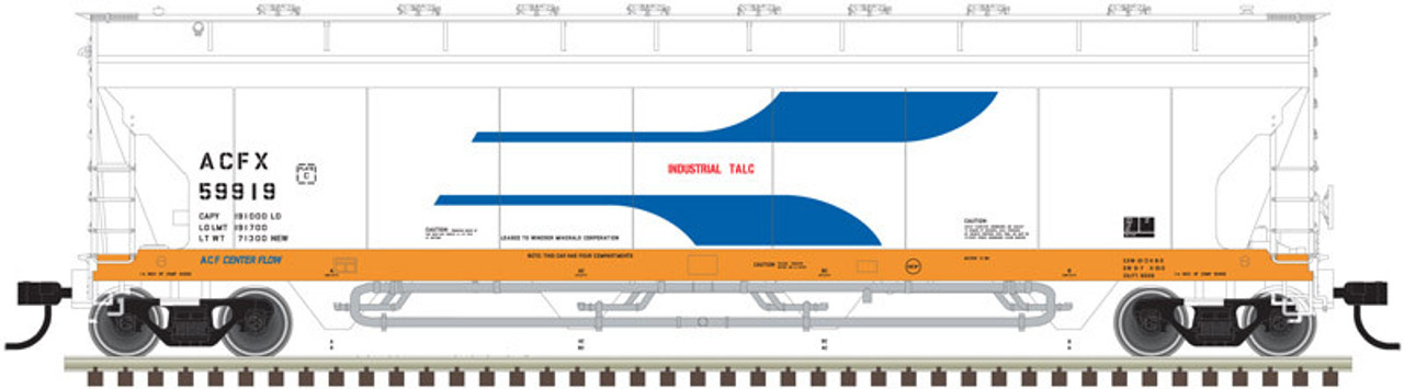 Atlas 20 006 287 HO Pressureaide Centerflow Hopper- ACFX (Venturi) Orange Sill #59918