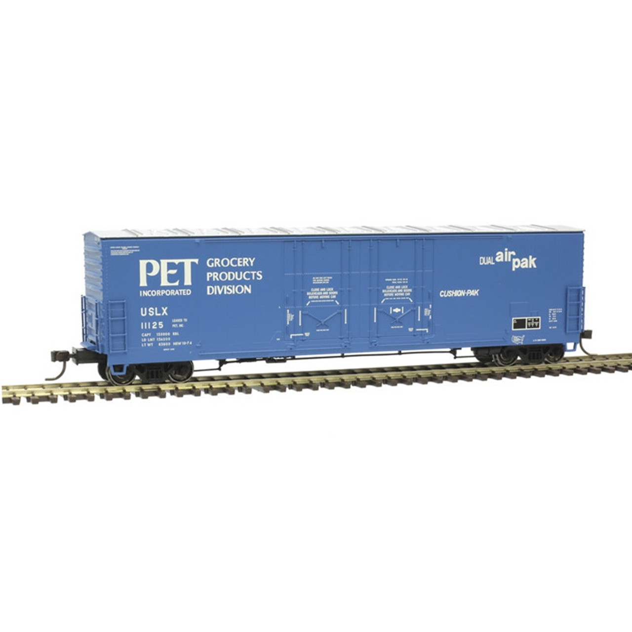 Atlas 20 006 778 HO 53' Evans Double Plug Door Box Car - PET Inc #11134