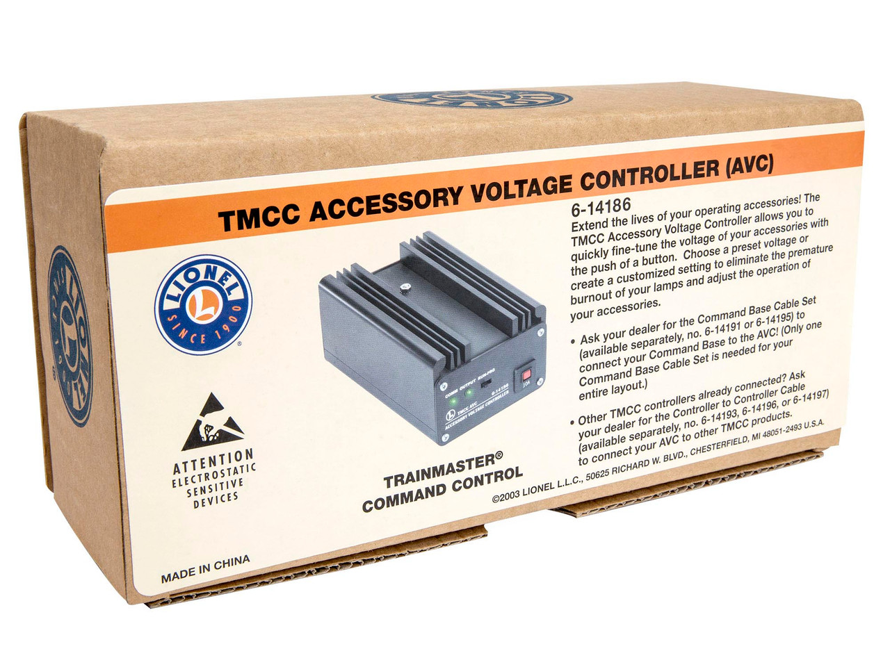 Lionel 14186 TMCC Accessory Voltage Controller (AVC)