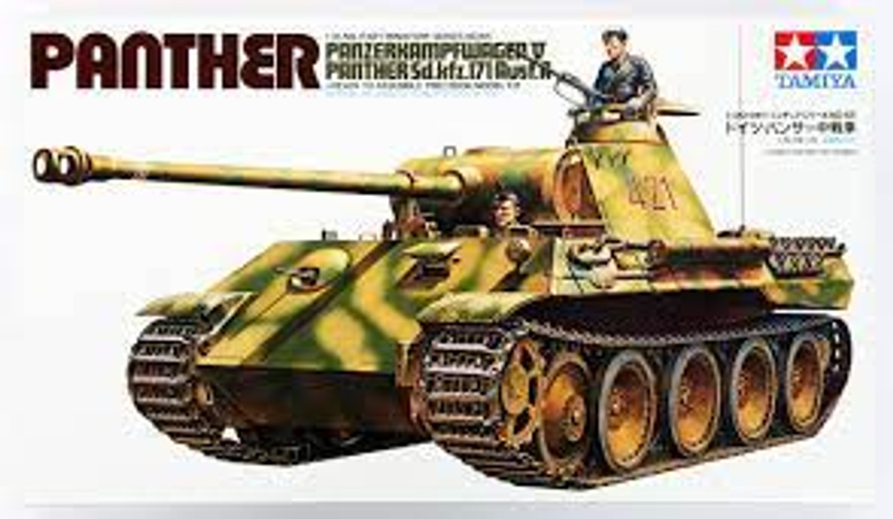 Tamiya 35065 1/35 German Panther Med Tank Plastic Model Kit