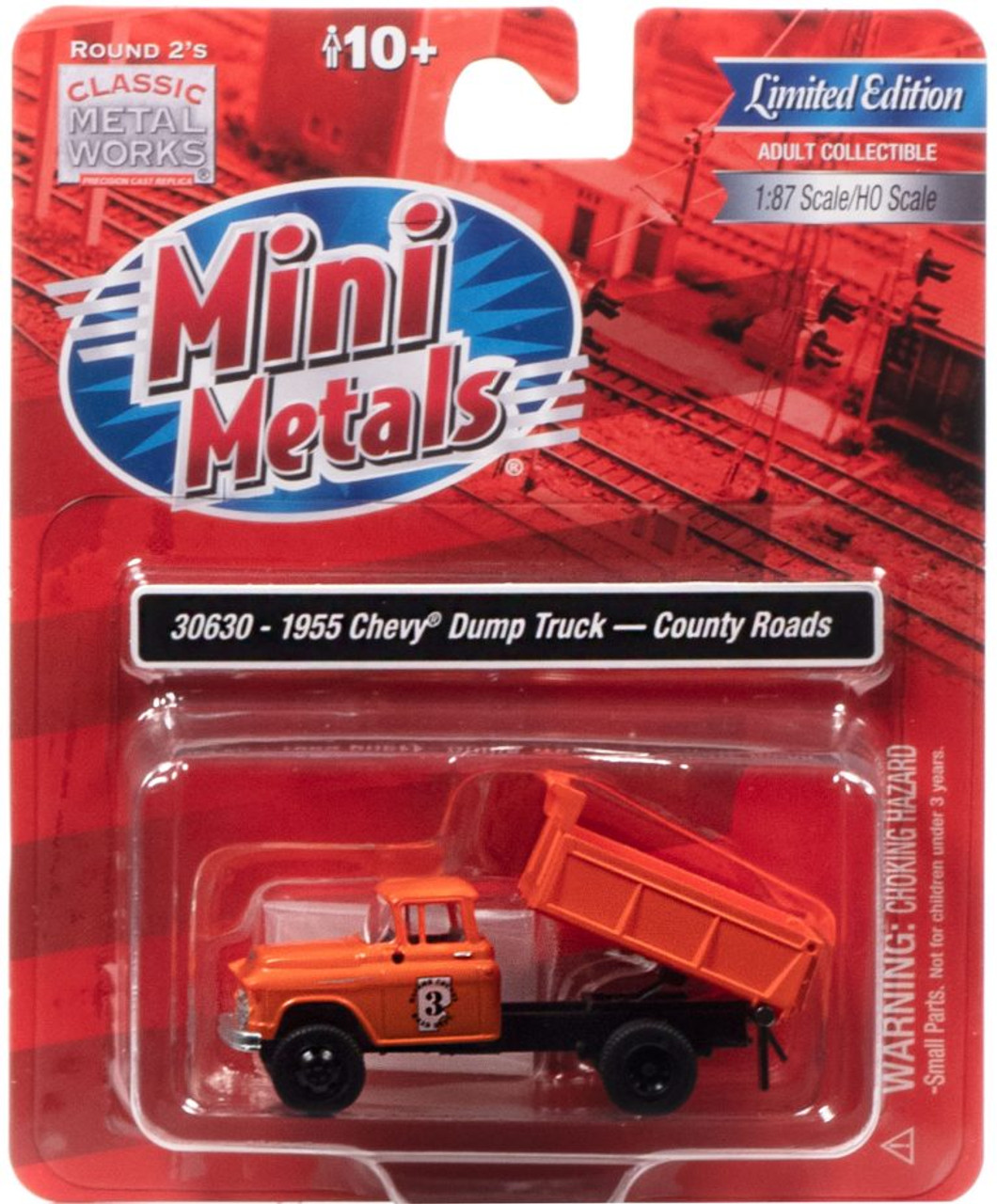 Classic Metal Works 30630 HO 1/87 1955 Chevy Dump Truck County Roads Package