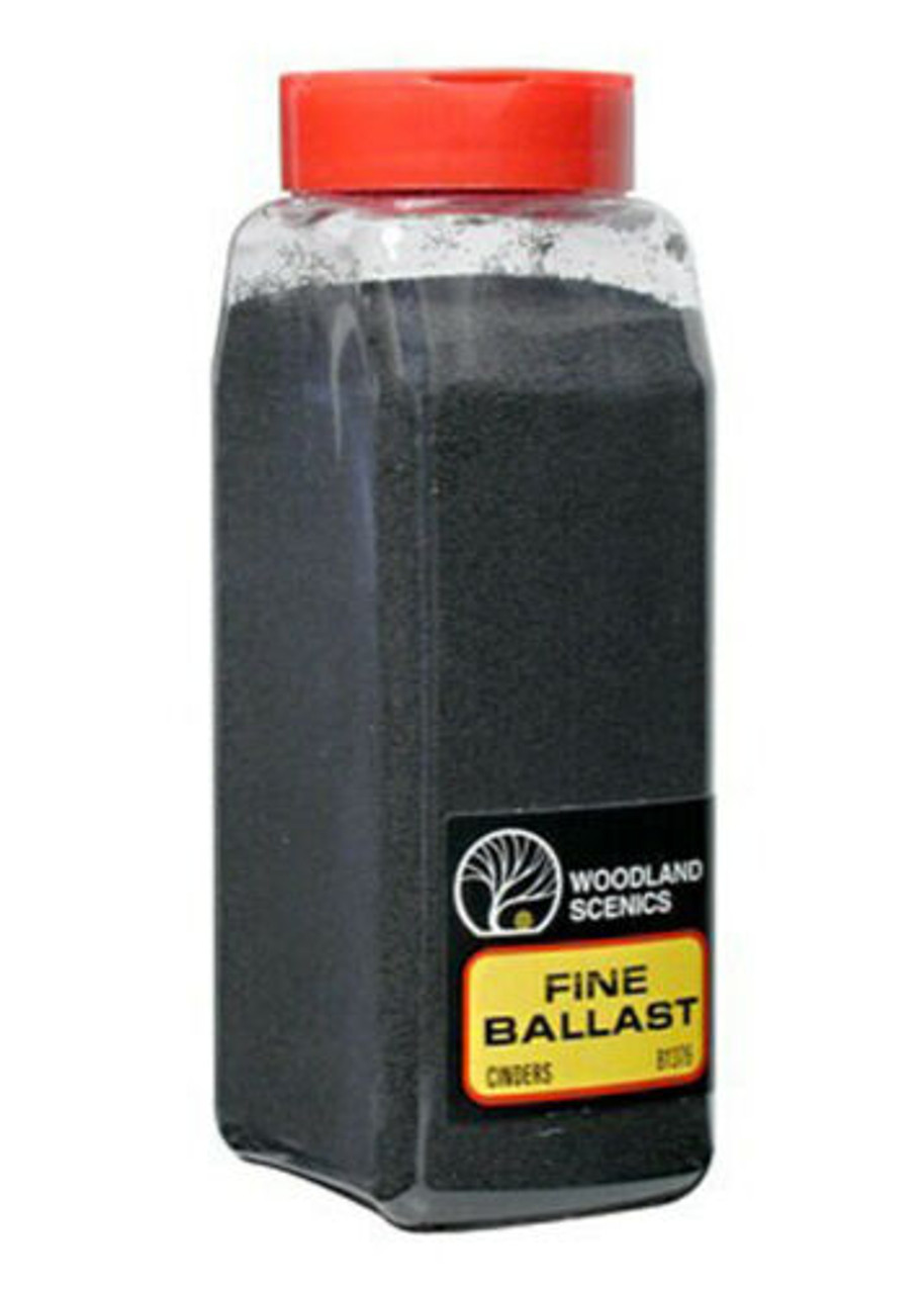 Woodland Scenics B1376 Cinders Fine Ballast Shaker