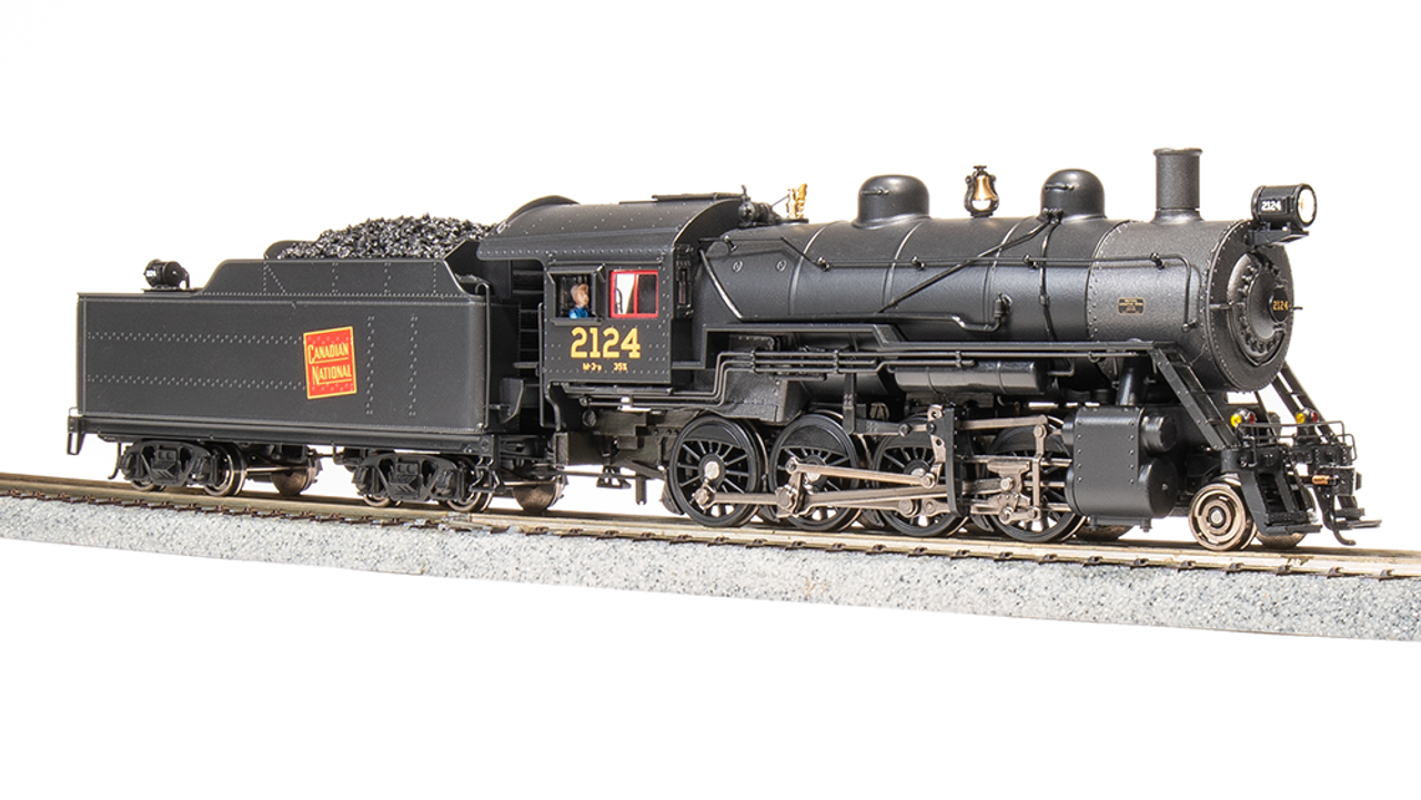 Broadway Limited 7324 Ho 2-8-0 Consolidation Paragon4 Sound/DC/DCC Smoke - Canadian National #2124