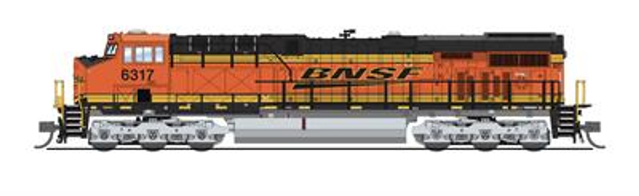 Broadway Limited 7290 N GE ES44AC Paragon4 Sound/DC/DCC - BNSF #6317 Swoosh Scheme