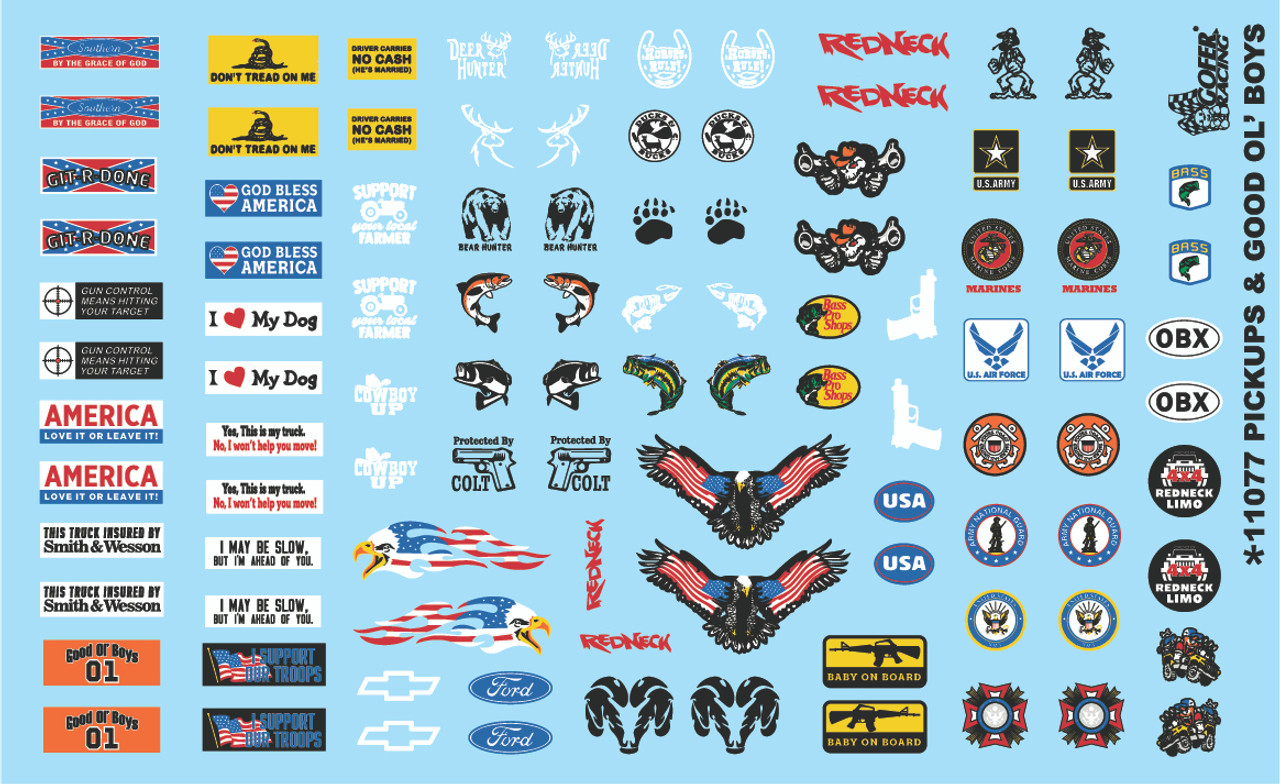 Gofer shop racing decals