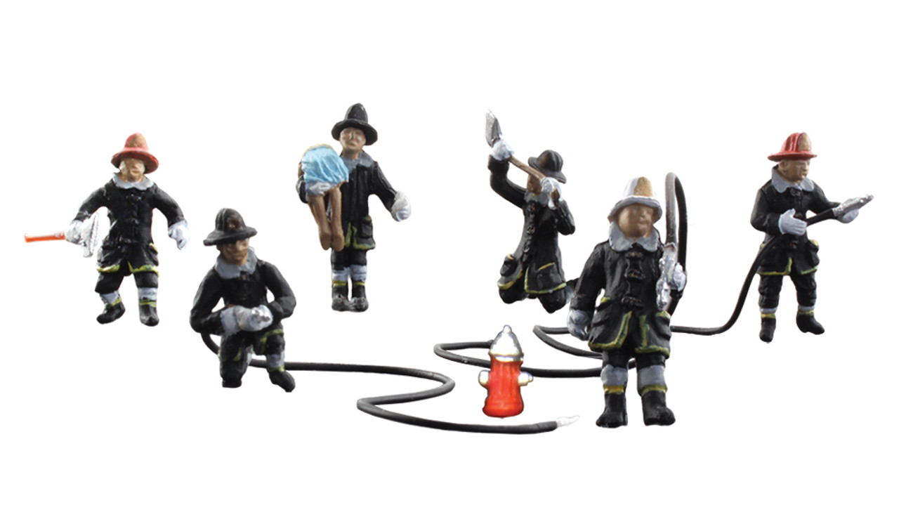 Woodland Scenics A1961 Rescue Firefighters - HO Scale