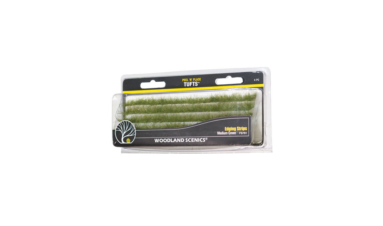 Woodland Scenics FS781 Medium Green Edging Strips