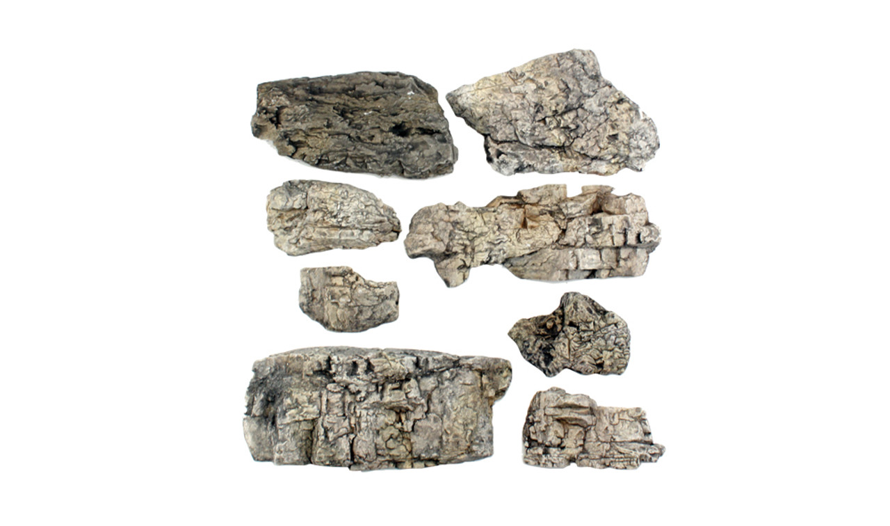 Woodland Scenics C1137 Faceted Ready Rocks