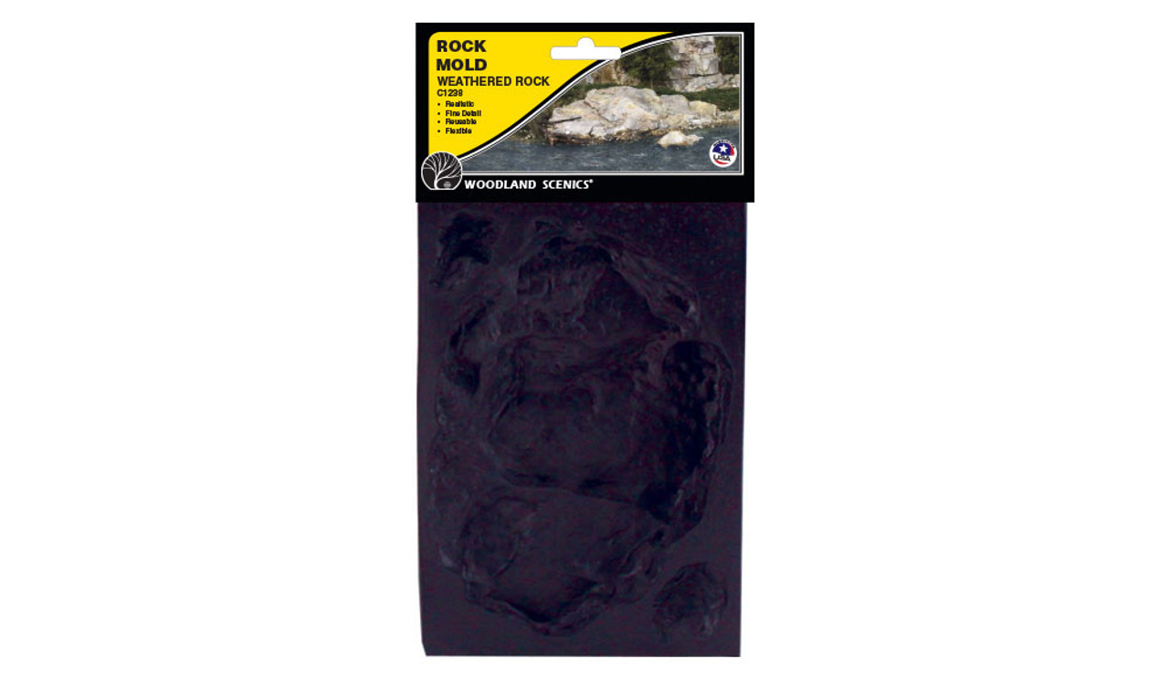 Woodland Scenics C1238 Weathered Rock Mold package