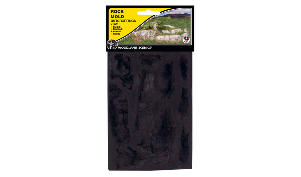 Woodland Scenics C1230 Outcroppings Rock Mold Package