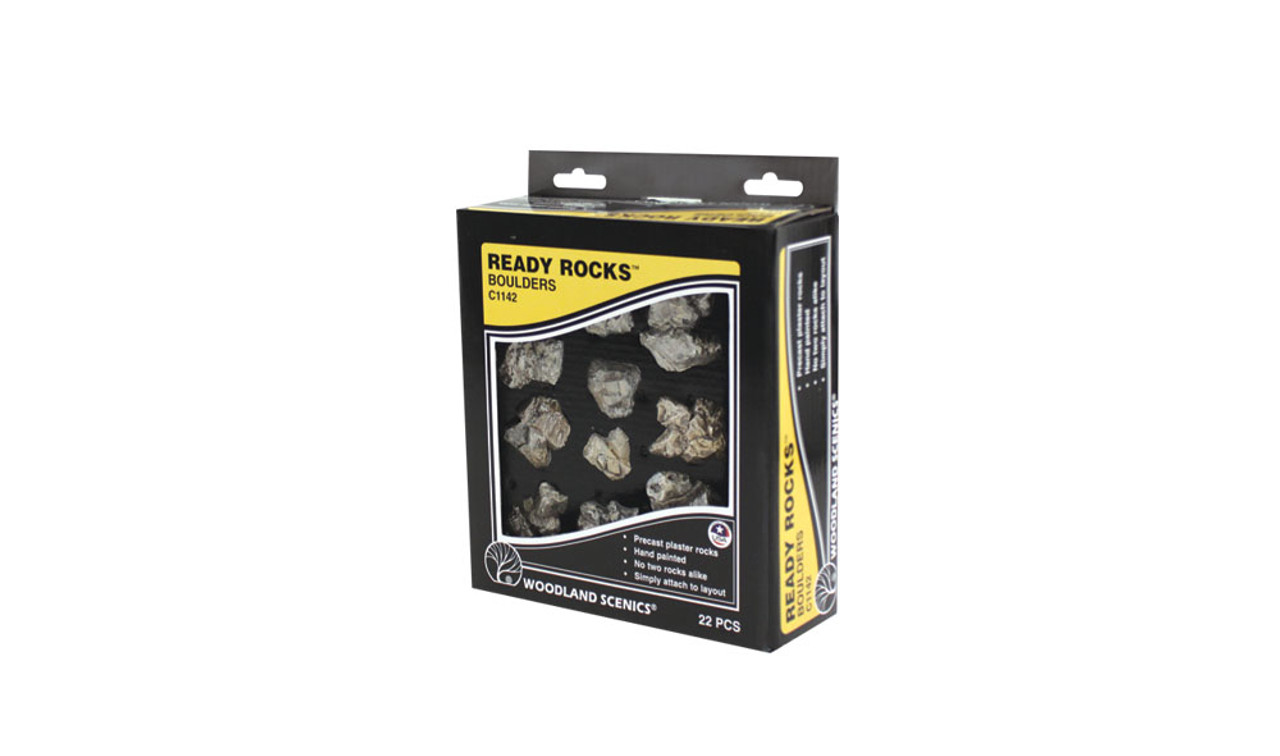 Woodland Scenics C1142 Boulder Ready Rocks Packaging