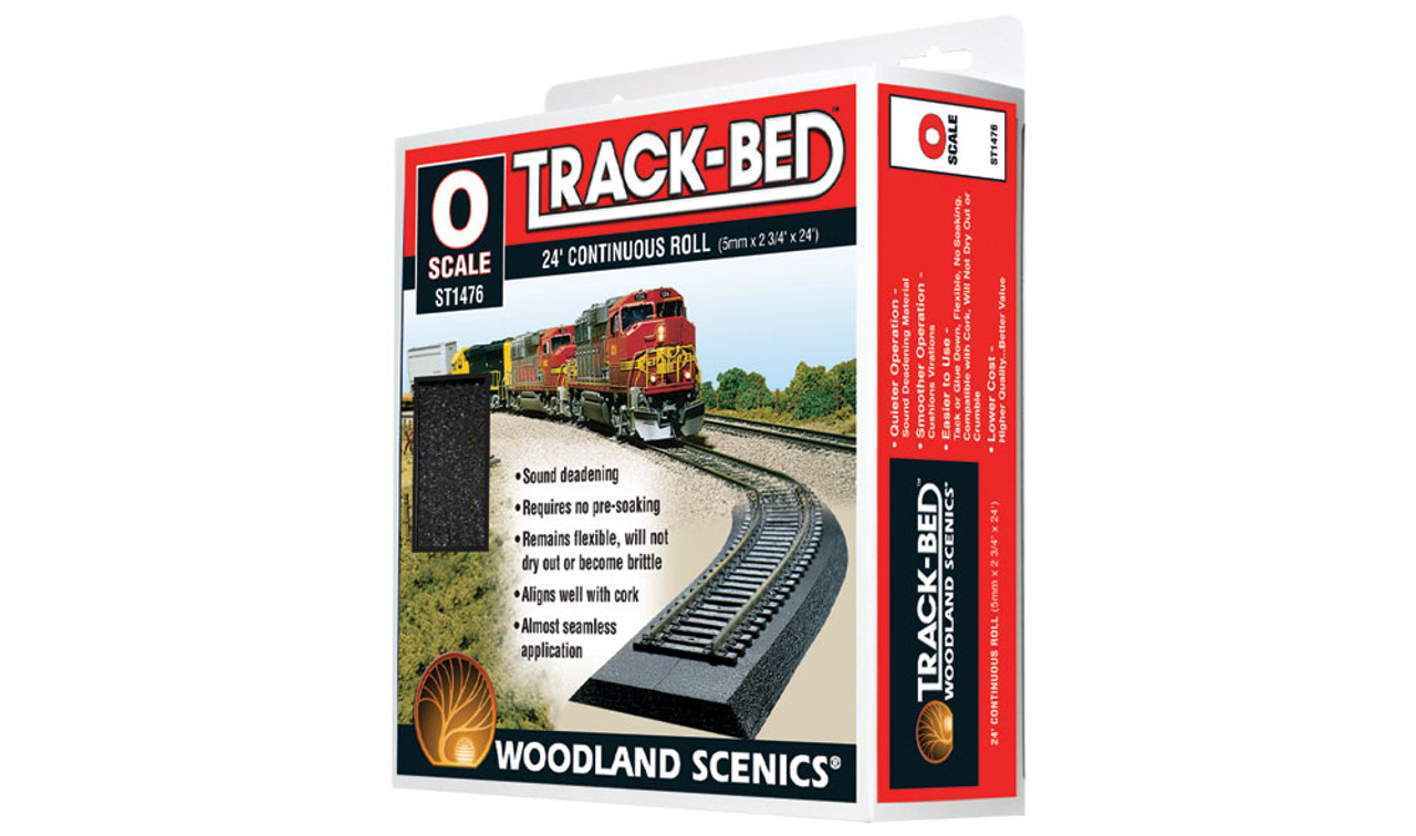 Woodland Scenics ST1476 Track-Bed Roll- O Scale Package