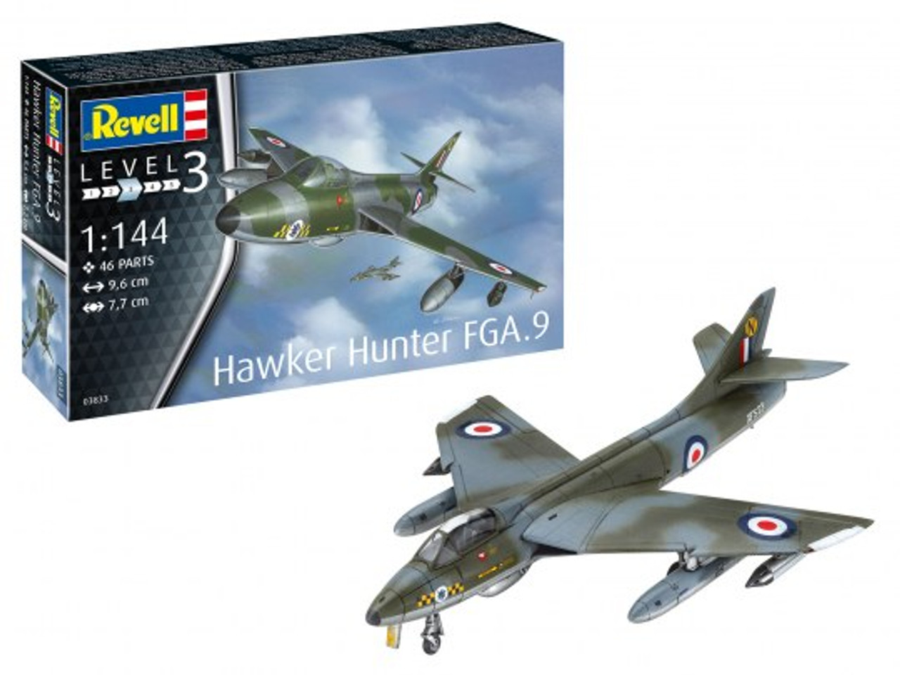 Revell 03833 1/144 Hawker Hunter FGA.9 Plastic Model Kit