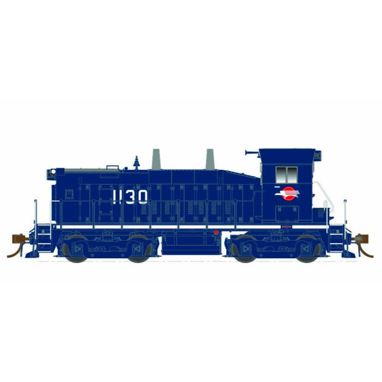 Rapido 27037 HO SW1200 DC/Silent - Missouri Pacific #1117