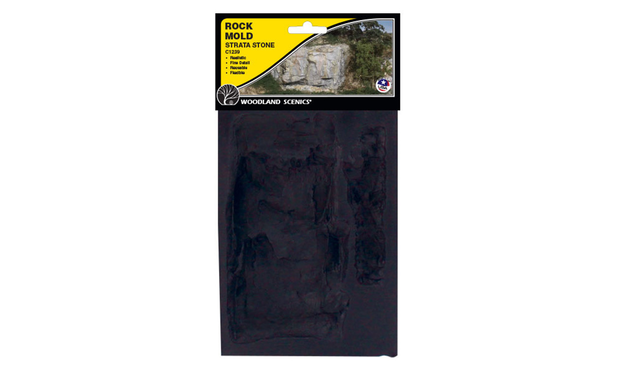 Woodland Scenics C1239 Strata Stone Mold package