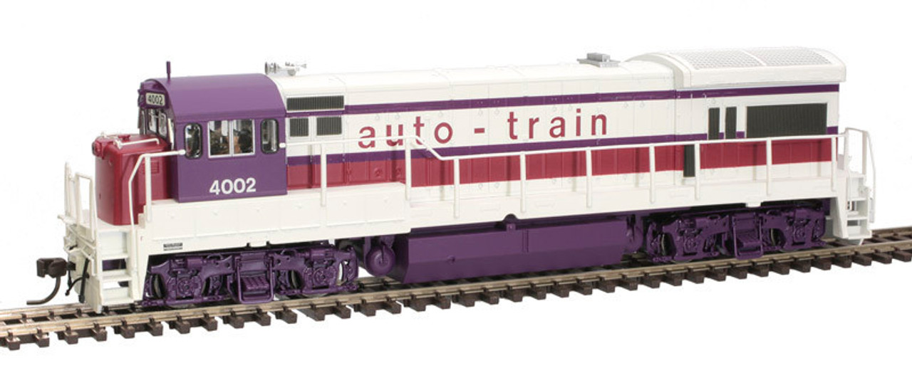 Atlas 10 003 789 HO HO U36B Locomotive - Auto Train #4009 Silver DC