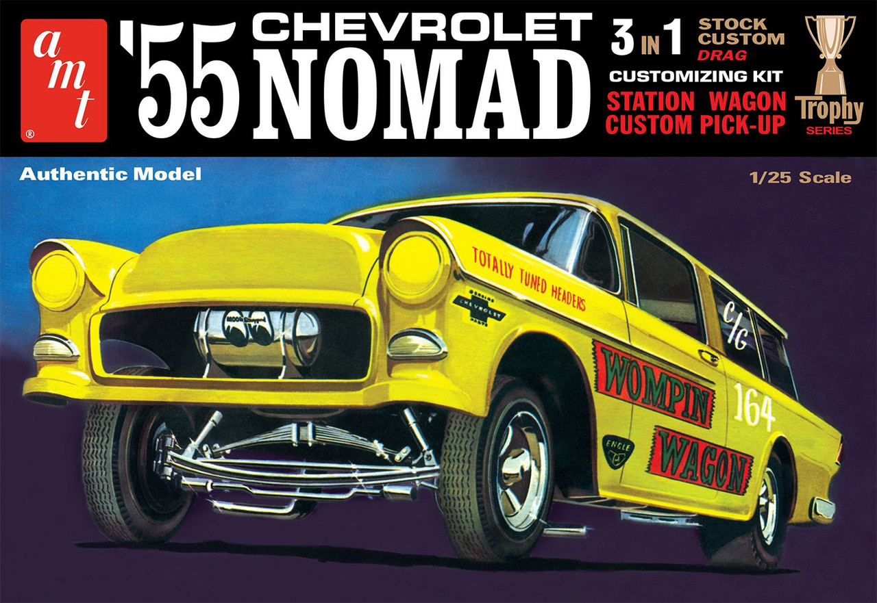 AMT 1297 1/25 1955 Chevy Nomad Model Kit