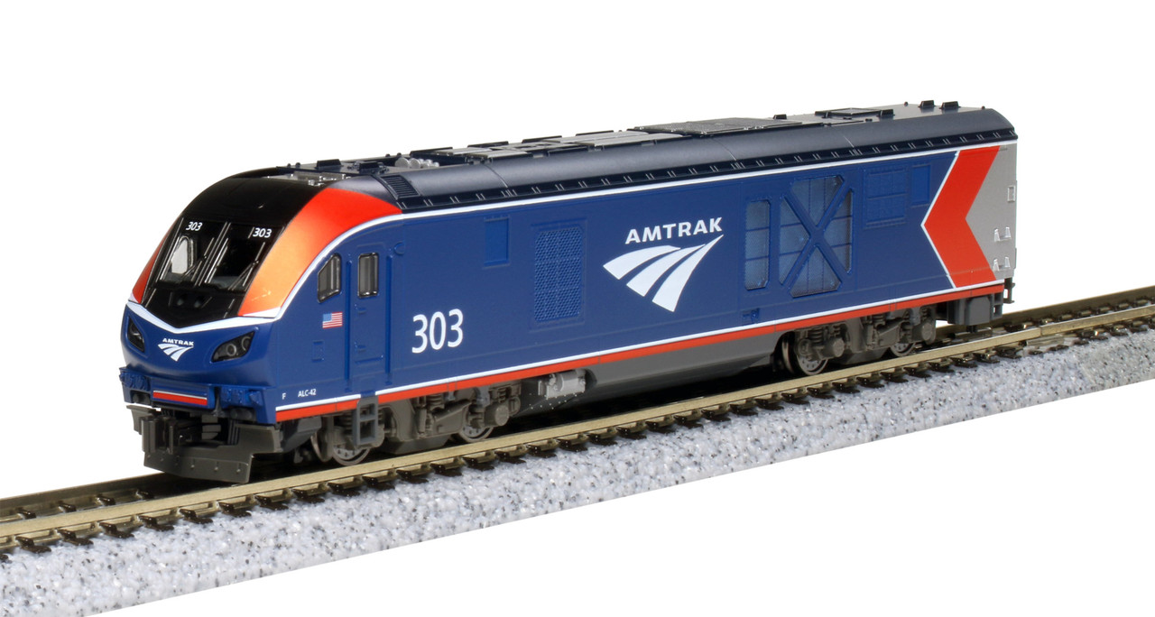 Kato 176-6052-DCC N ALC-42 Amtrak Phase VI #303 w/ Digitrax DCC