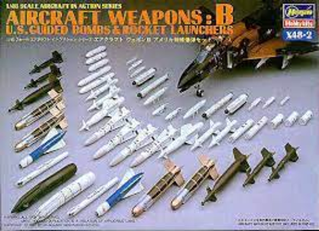 Hasegawa 36002 1/48 U.S. Aircraft Weapons B Plastic Model Kit
