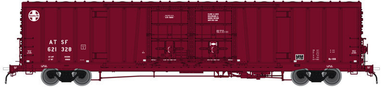 Atlas 20 004 943 Ho BX-166 Box Car - Santa Fe 24" Logo 3 #621596