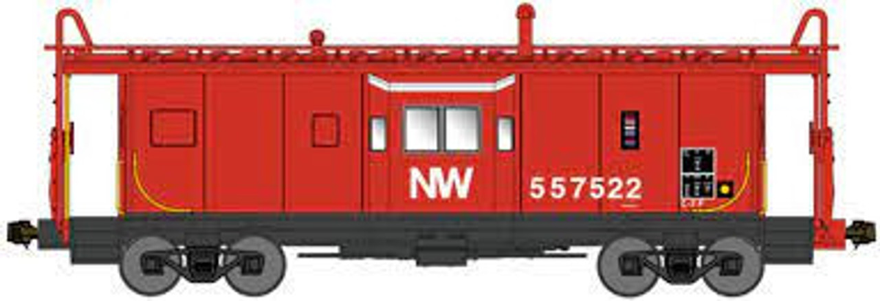 Bluford Shops 43061 N ICC Bay Window Caboose - Norfolk & Western #557560