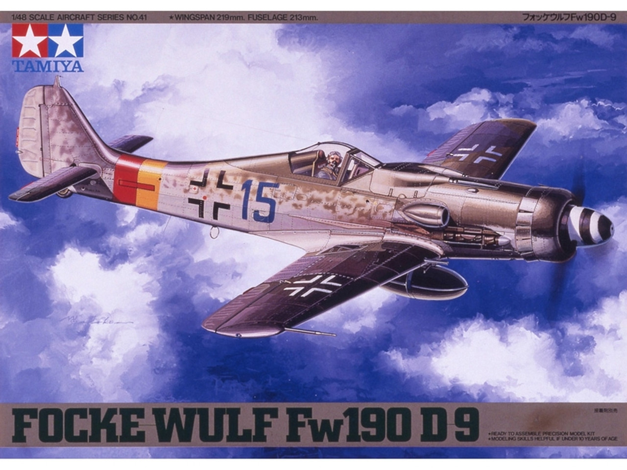 Tamiya 61041 1/48  Fw190 D-9 Focke-Wulf Model Kit