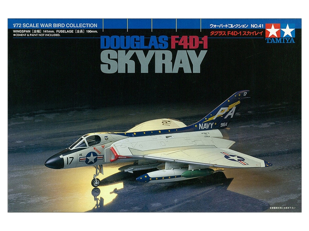 Tamiya 60741 1/72 Douglas F4D-1 Skyray Model Kit