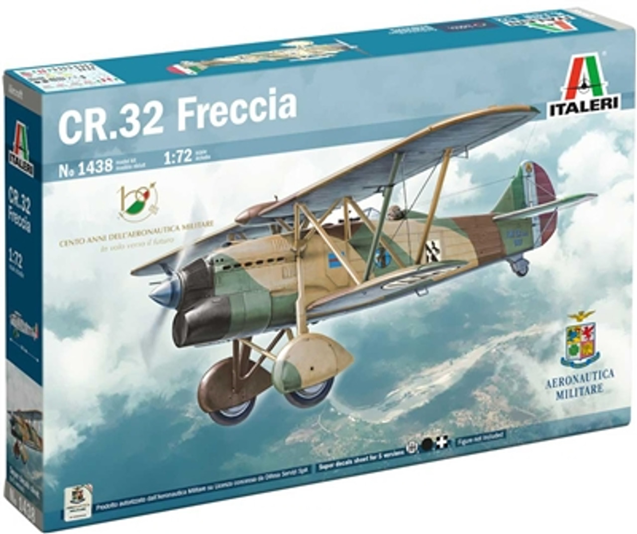 Italeri 1438 1/72 Fiat CR 32 Freccia Plastic Model Kit