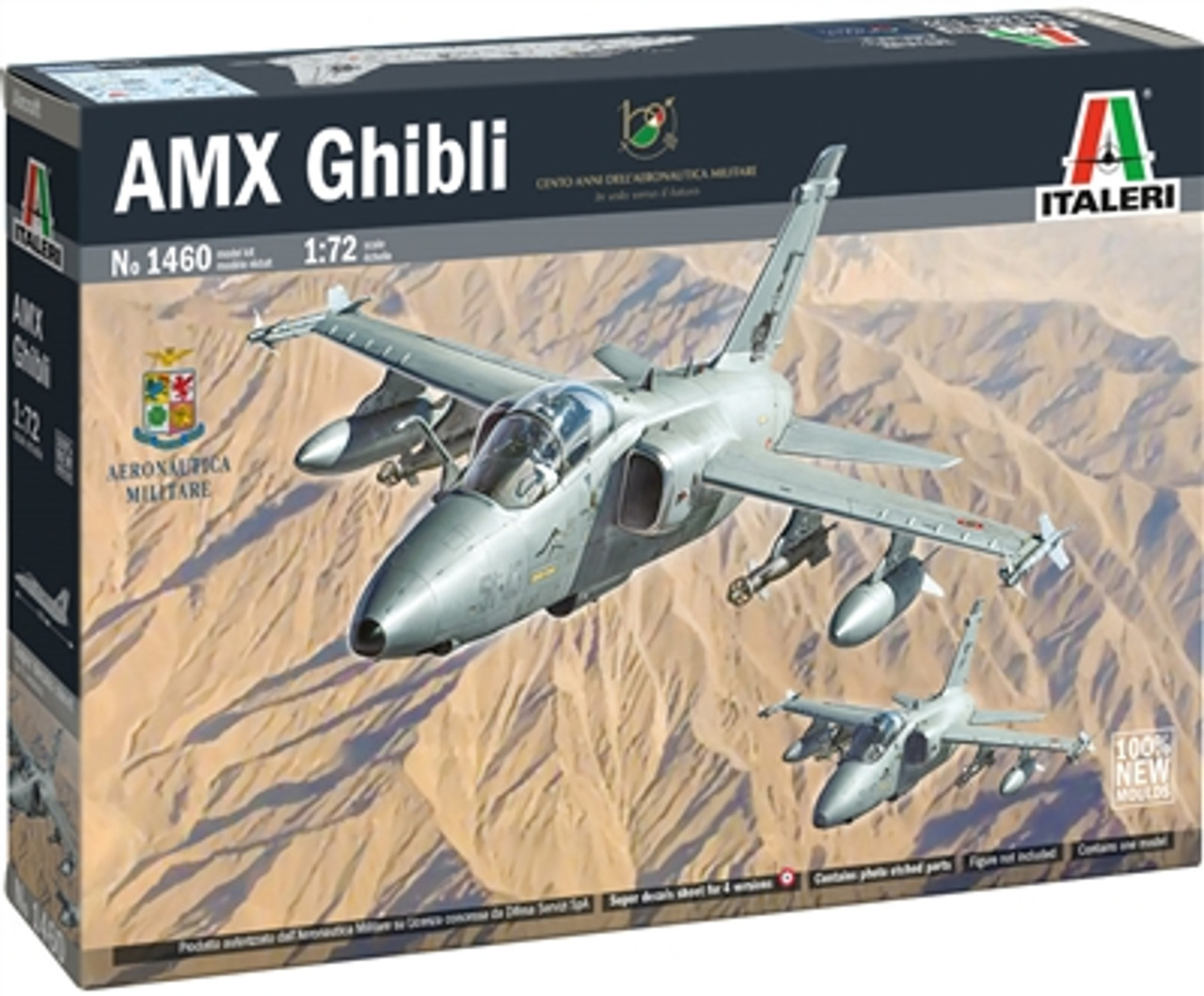 Italeri 1460 1/72 AMX Ghibli Plastic Model Kit