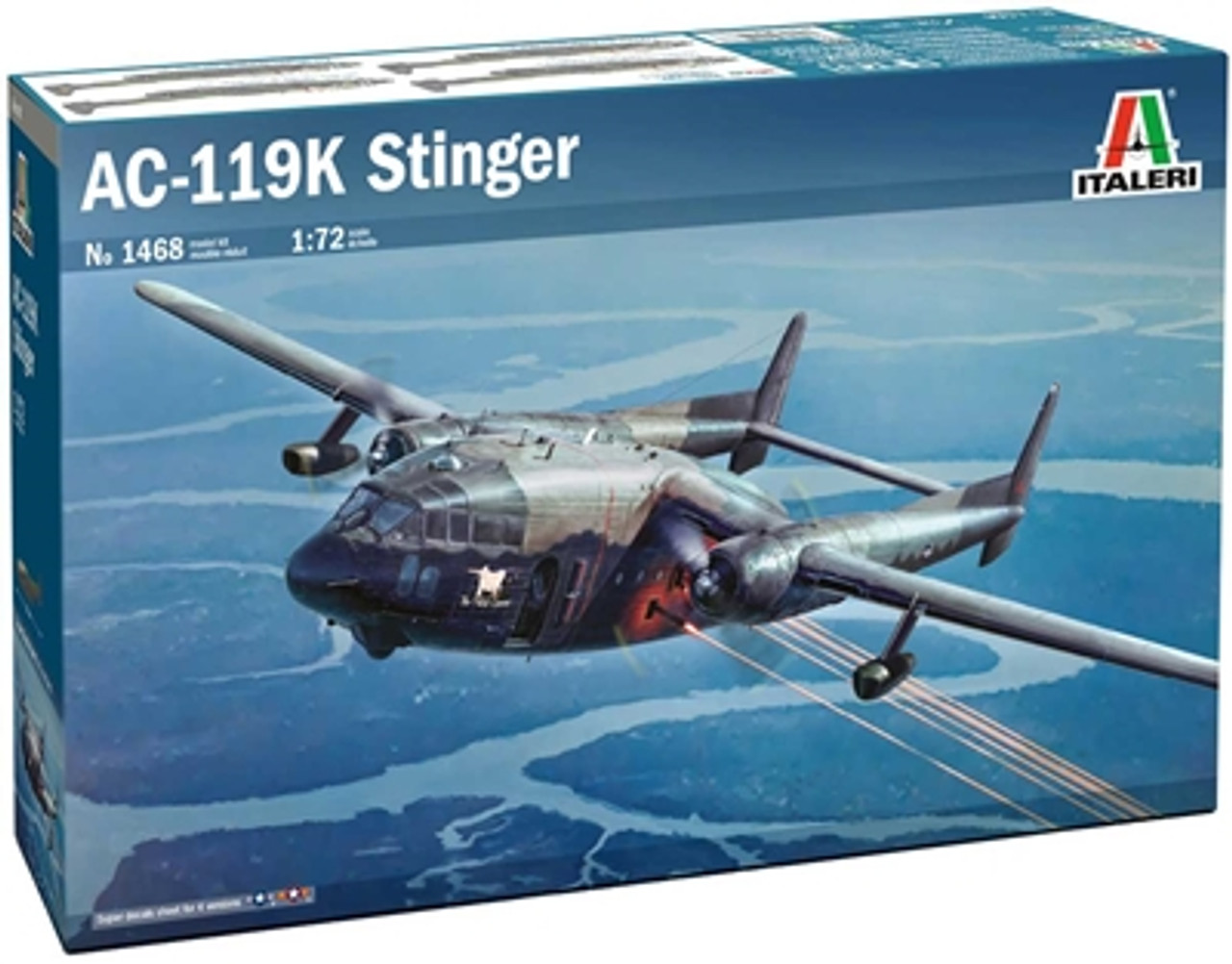 Italeri 1468 1/72 C-119K Stinger Plastic Model Kit