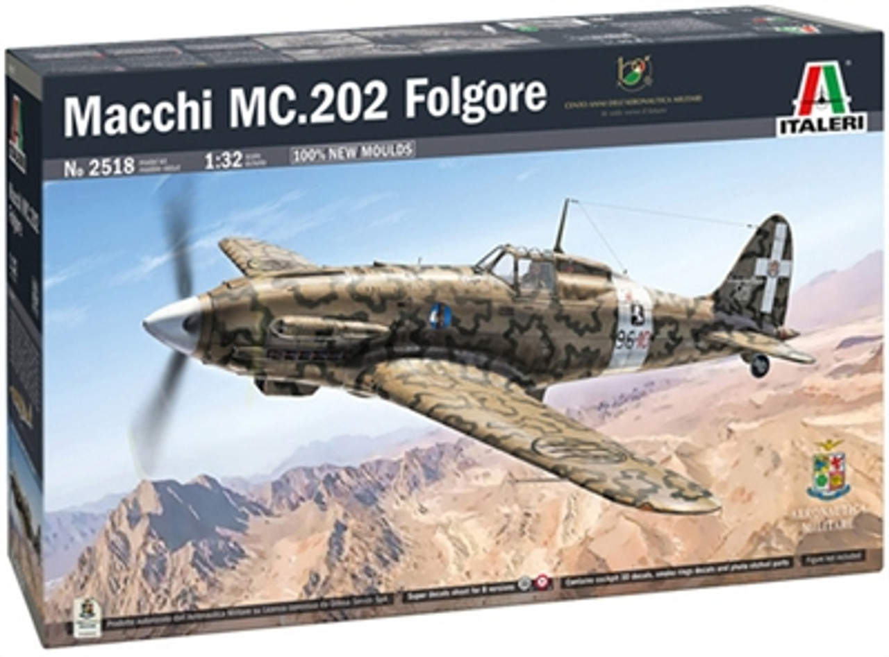 Italeri 2518 1/32 Macchi MC 202 Folgore Plastic Model Kit