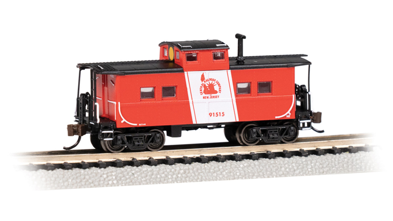 Bachmann 16870 N Northeast Steel Caboose - Jersey Central Lines #91515