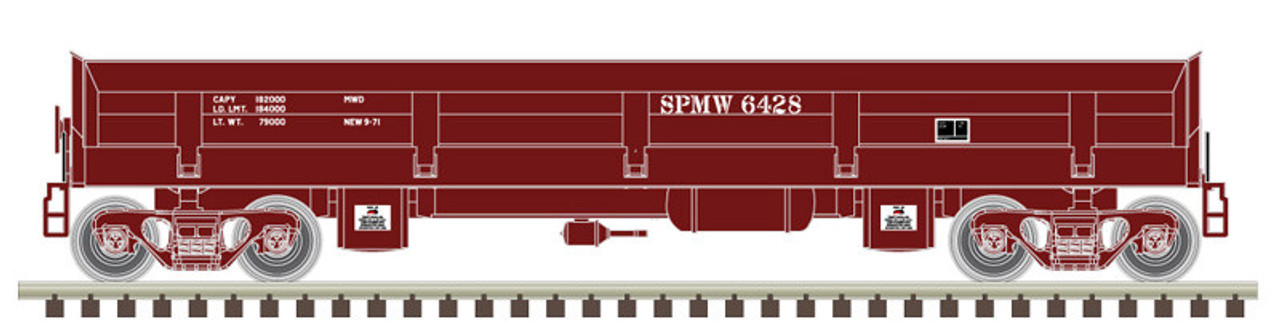 Atlas 50 006 063 N Difco Side Dump Car - Southern Pacific #6428