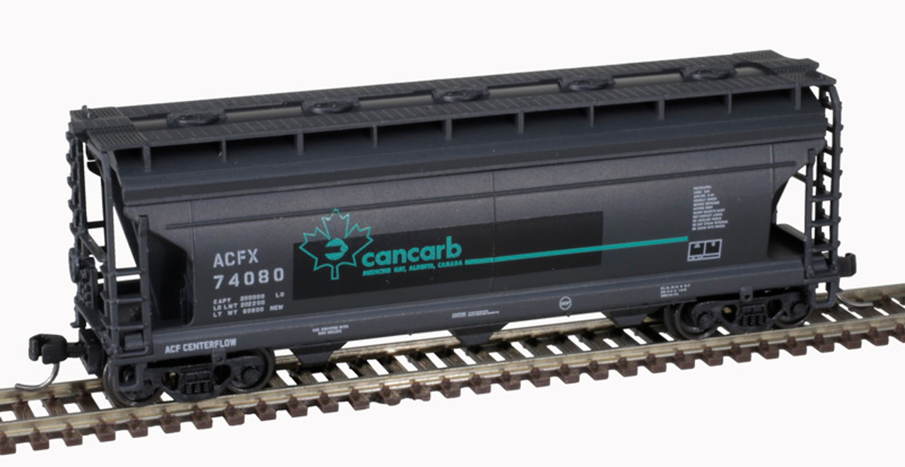 Atlas 50 006 108 N Trainman ACF 3560 Covered Hopper - Cancarb (ACFX) #74072