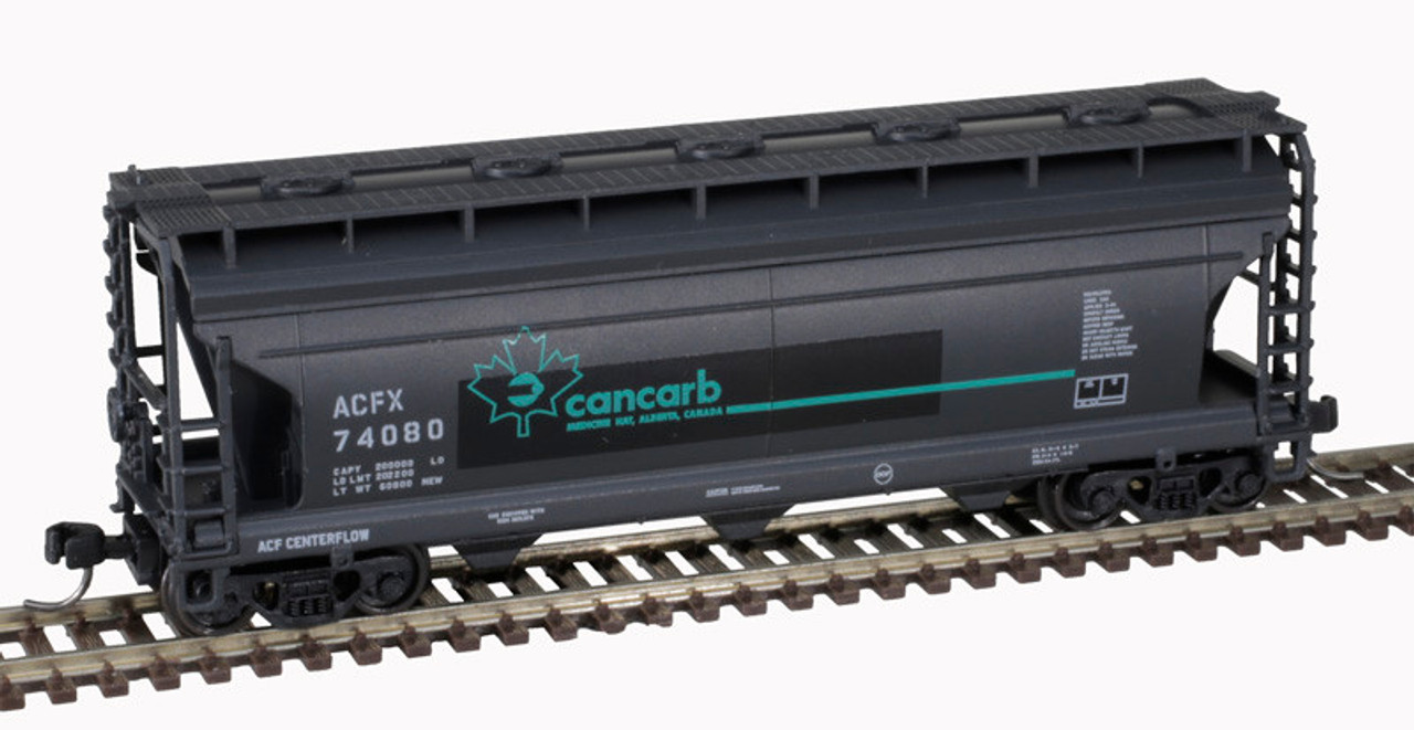 Atlas 50 006 109 N Trainman ACF 3560 Covered Hopper - Cancarb (ACFX) #74080