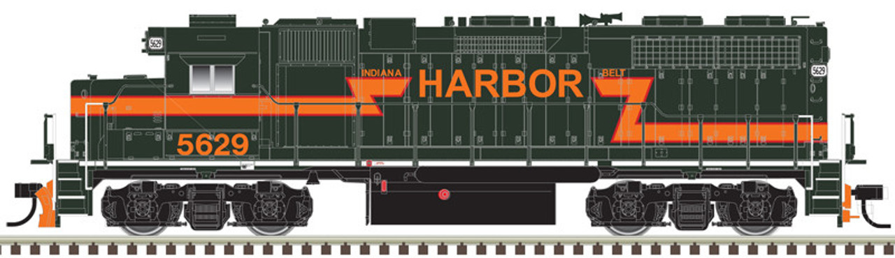 Atlas 10 004 060 HO GP38 Locomotive - Indiana Harbor Belt w/ditch lights #5629 Silver Series