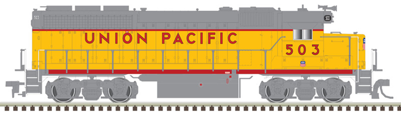 Atlas 10 004 020 Ho GP40 Locomotive - Union Pacific #501 Silver Series