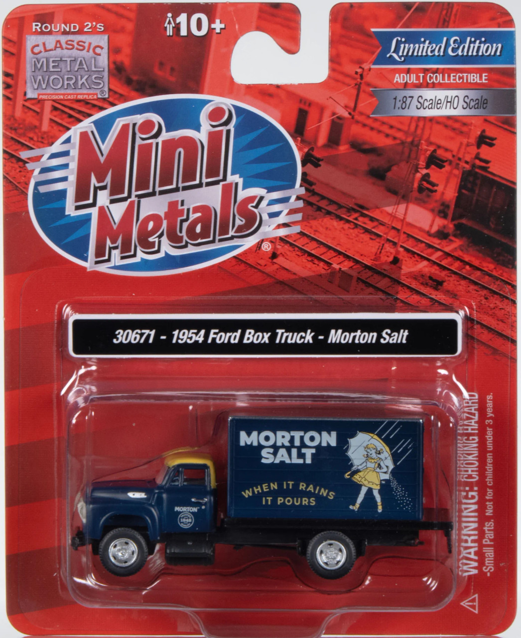 Classic Metal Works 30671 HO 1954 Ford Box Truck (Morton Salt) Package
