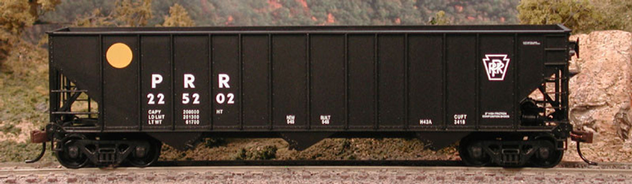 Bowser 43217 Ho 100 Ton Hopper Car - PRR Yellow Dot H43 #226188