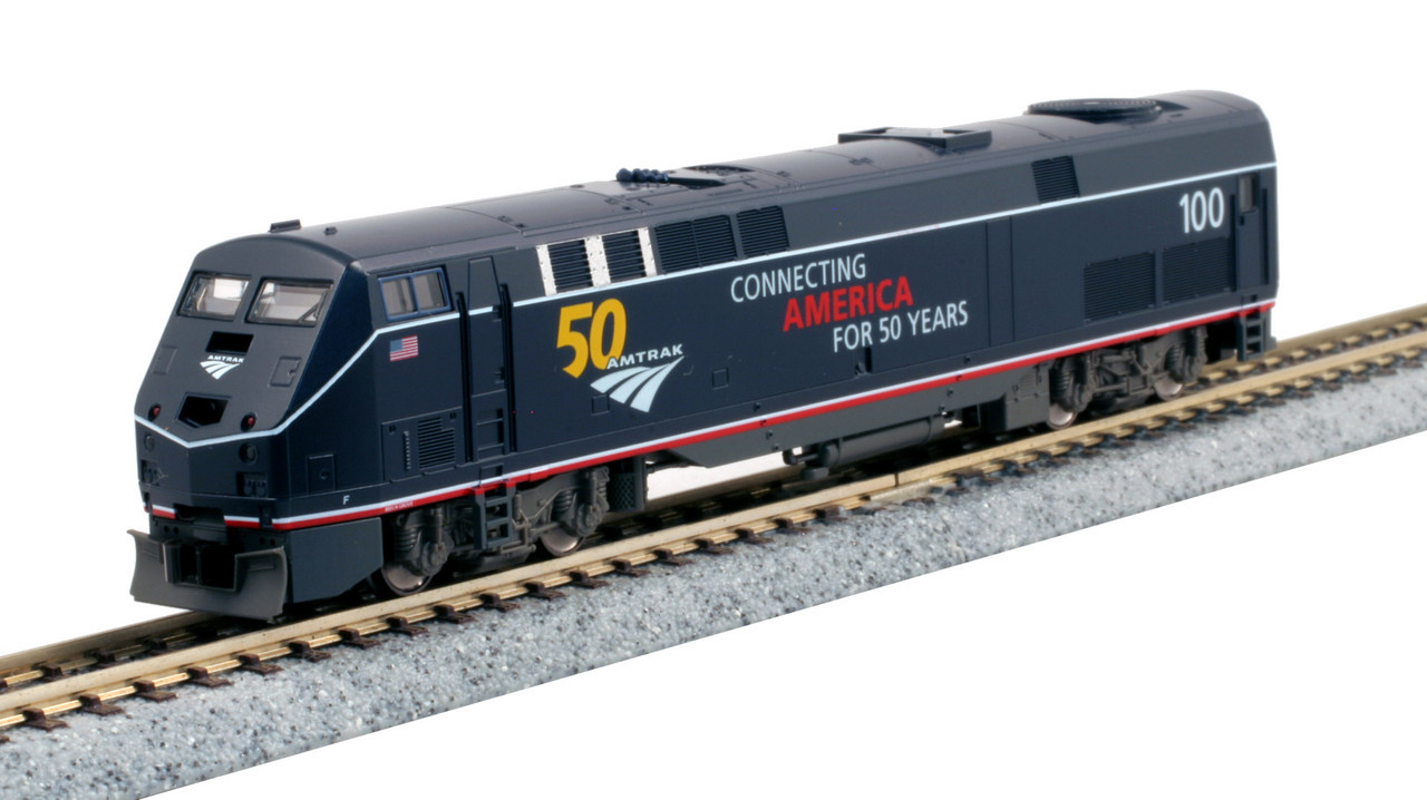 Kato 176-6035 N GE P42 "Genesis" Amtrak "Midnight Blue" #100 w/ 50th Anniversary Logo