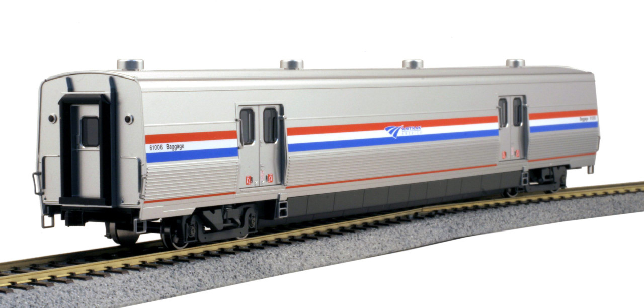 Kato 35-6213 HO Amtrak Viewliner II Baggage Phase III Heritage #61024