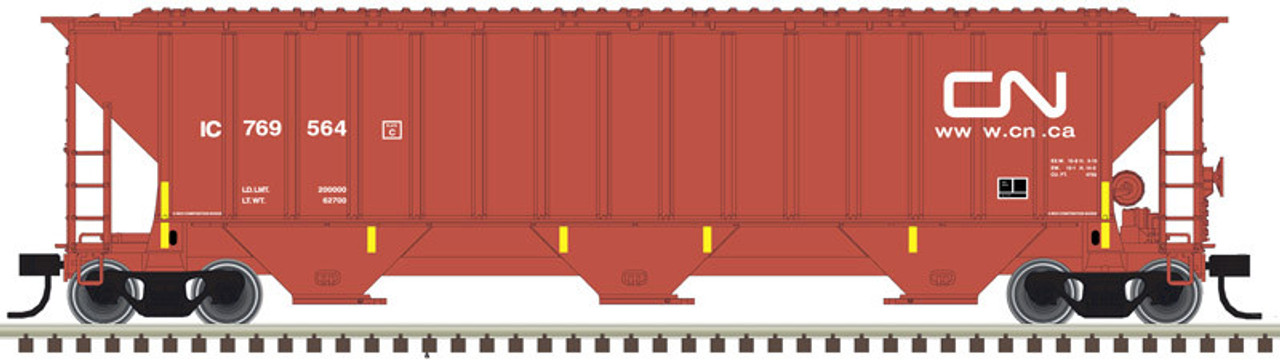 Atlas Trainman 50 005 937 N Thrall 4750 Covered Hopper - Canadian National #769578