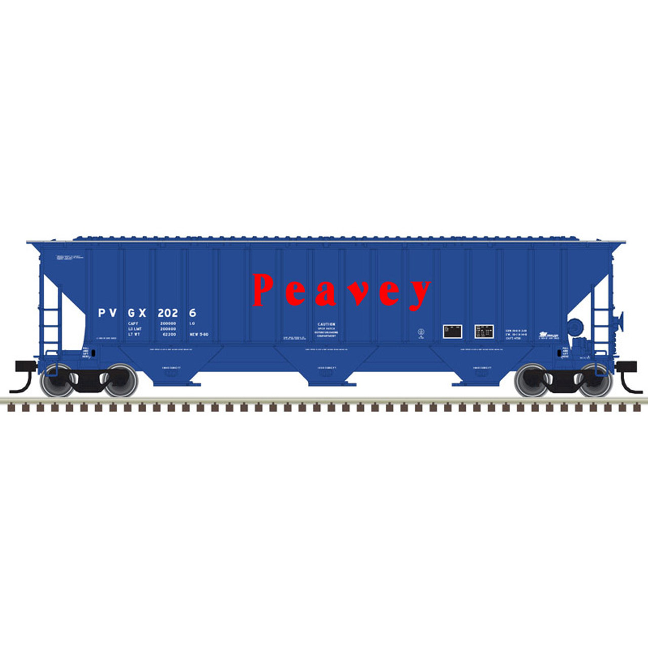 Atlas Trainman 50 005 939 N Thrall 4750 Covered Hopper - Peavey #2026