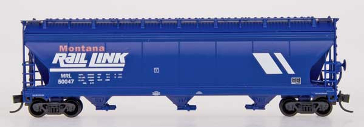 InterMountain Railway 67036-20 N ACF 4650 Cubic Ft. 3-Bay Hopper - Montana Rail Link #50013