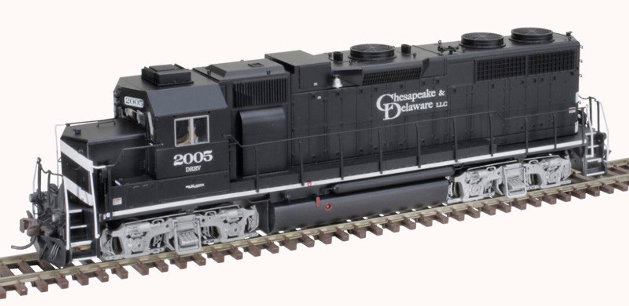 Atlas 10004052 HO GP38 Locomotive - Chesapeake & Delaware #2005 w/ditch lights Silver Series