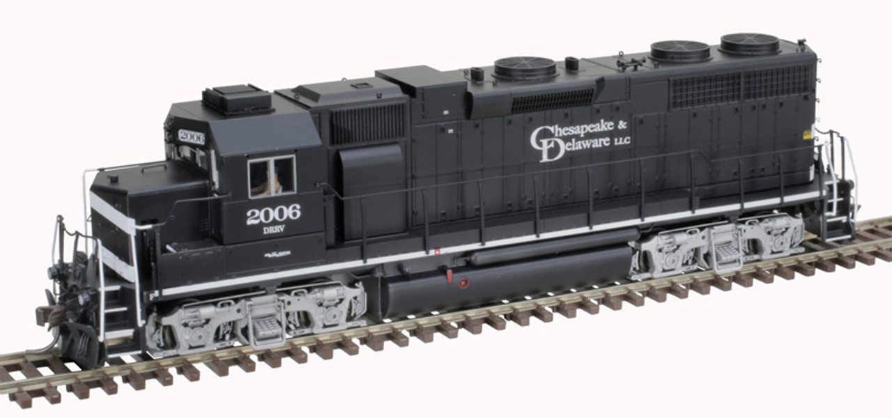 Atlas 10004053 HO GP38 Locomotive - Chesapeake & Delaware #2006 w/ditch lights Silver Series