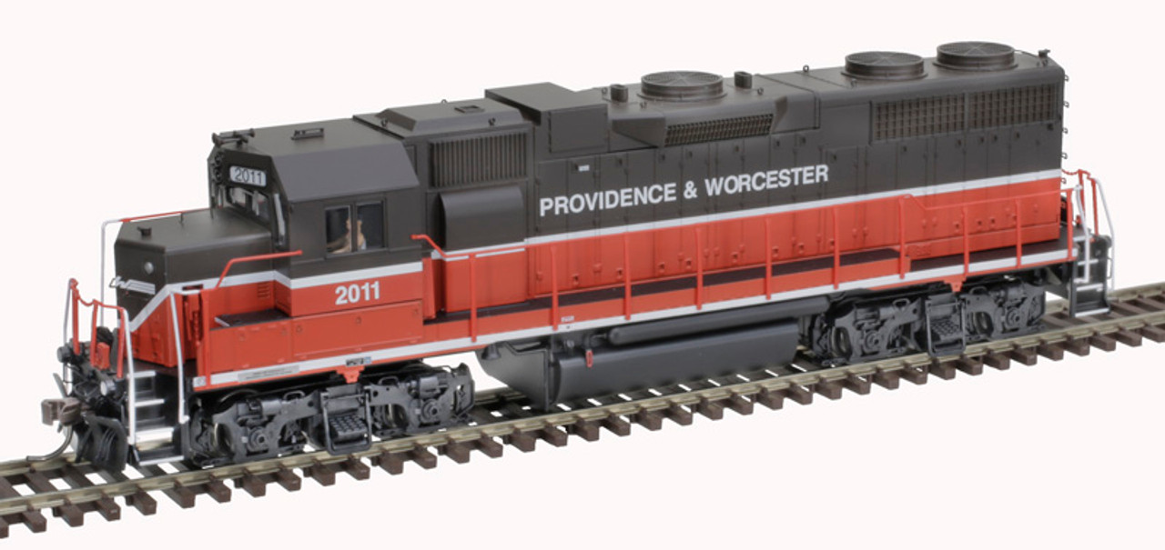 Atlas 10 004 062 HO GP38 Locomotive - Providence & Worcester #2011 w/ditch lights Silver Series