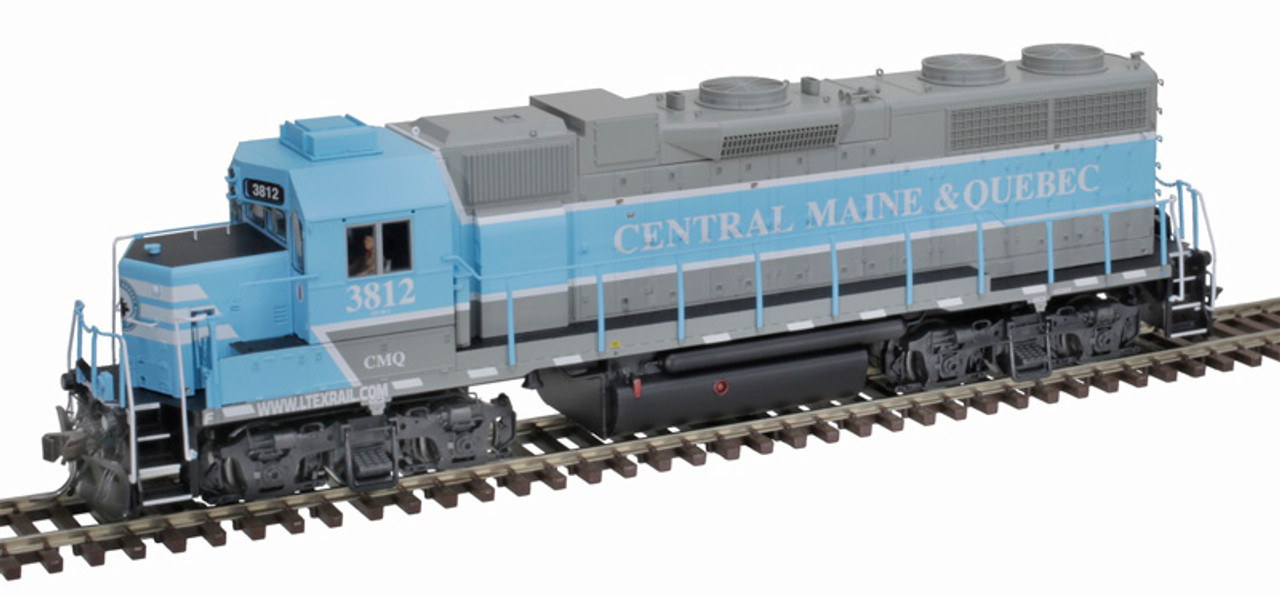 Atlas 10 004 077 HO GP38 Locomotive - Central Maine & Quebec Railway #3812 w/ditch lights Gold Series