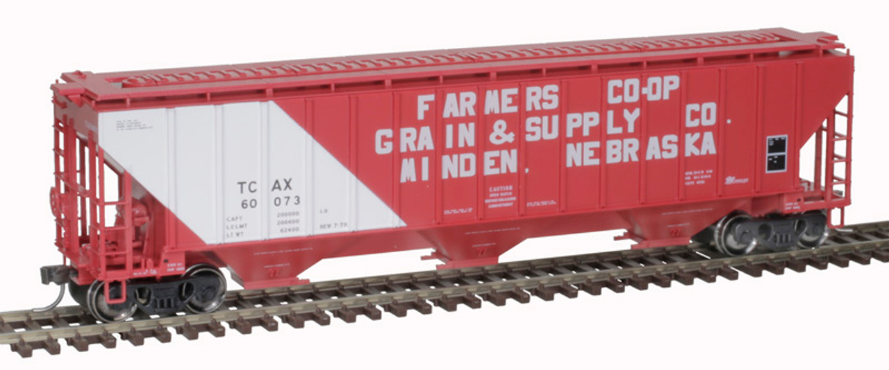 Atlas 20 006 650 HO Trainman Thrall 4750 Covered Hopper - Transportation Corporation of America #60073